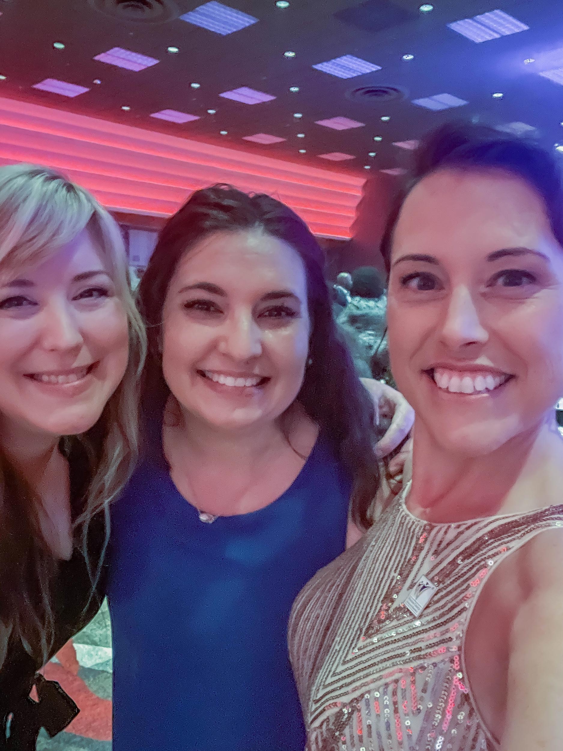 Christine Hull with Washoe County School District Trustee Beth Smith and Natalie Van Brocklin