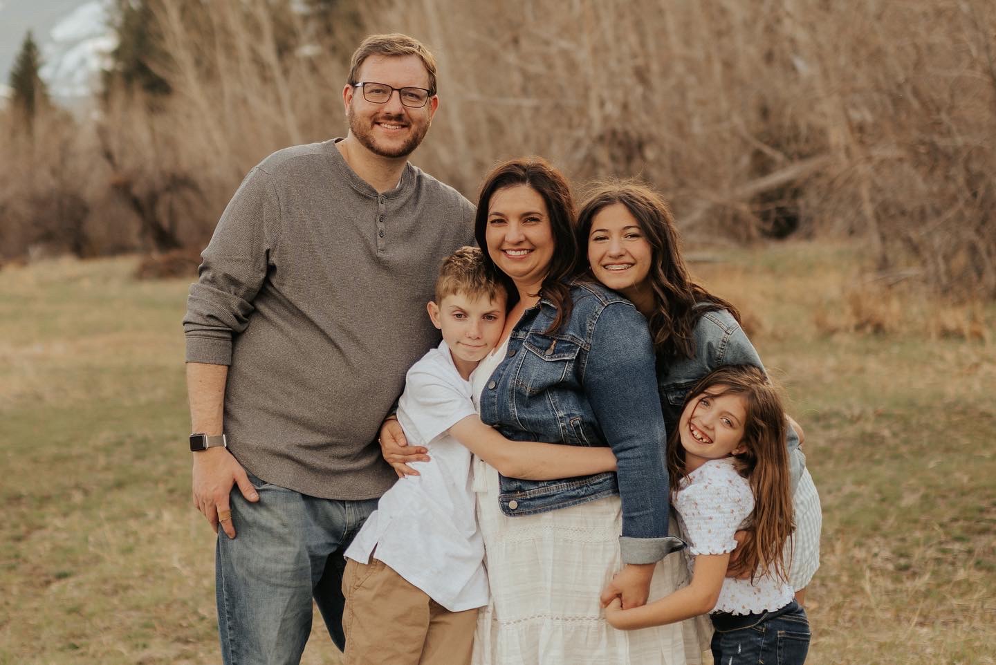 Christine Hull with her family. Husband, Will, son, Nolan, oldest daughter, Ainsleigh, and youngest daughter, Delaney.